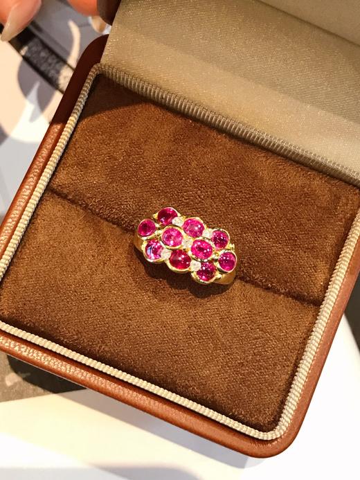 2.1ct刻面红宝石戒指 商品图3