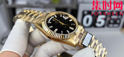 QF配重版 V6版 重量200克+ 劳力士星期日历型系列 日志40mm 黑冰糖DD 商品图5