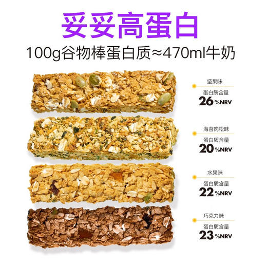 暴肌独角兽燕麦谷物棒海苔味210g 商品图4