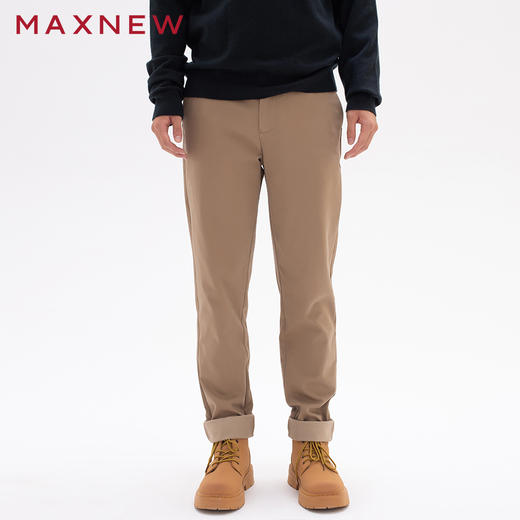 【门店同款】马恩MAXNEW男装秋季梭织长裤直筒百搭宽松休闲裤加厚 商品图2