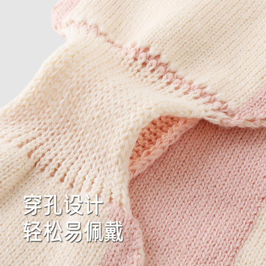 【商场同款】英氏毛线围巾女童儿童可爱甜美冬季围脖柔软舒适新款 商品图3