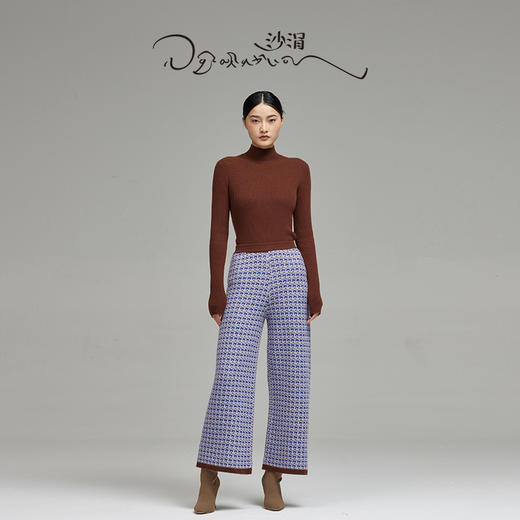 西藏羊绒宽腿裤  SJF96K320A 商品图0