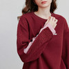 初语 拼接设计感卫衣女2025秋冬新款宽松休闲松弛感上衣长袖 商品缩略图3