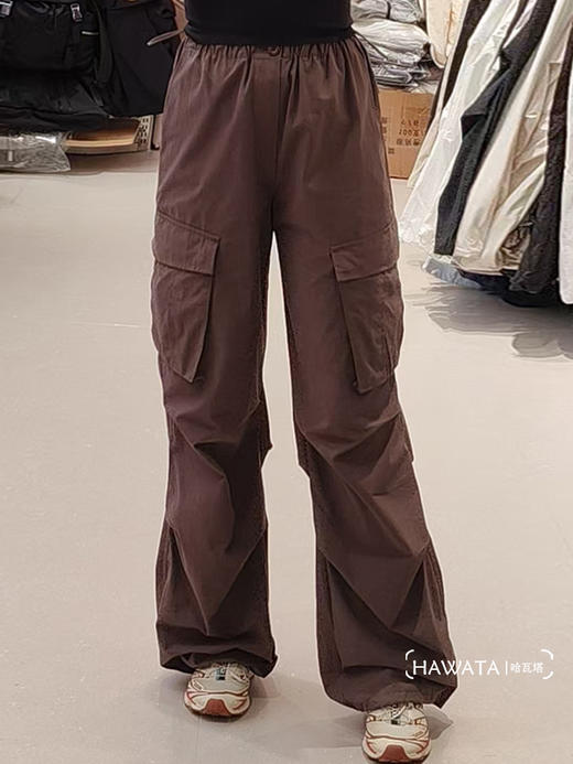 哈瓦塔（全棉）休闲带兜工装裤 H351162 商品图6