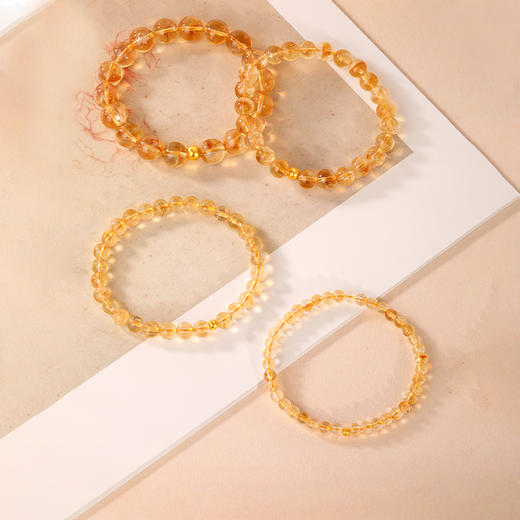 金六福吉祥瑞运金辉足金水晶手串 商品图2