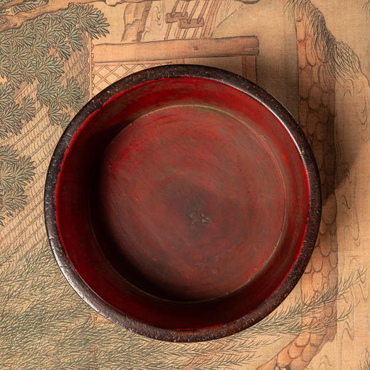 清	汪士慎款黄花梨阴刻梅花诗文水洗 商品图3