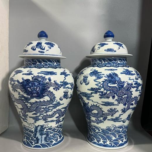 青花五龙将军罐 商品图0