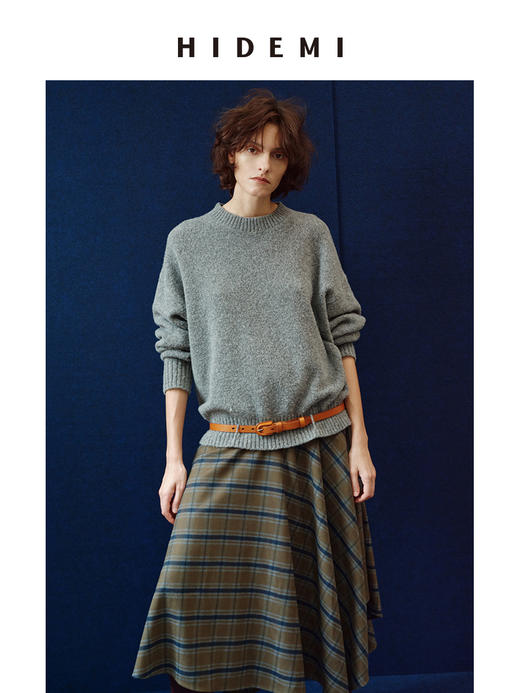 HIDEMI 进口头层牛皮帅气手工包皮扣复古百搭腰带皮带 商品图5