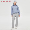 【门店同款】马恩MAXNEW女装针织长裤秋冬休闲百搭直筒裤子宽松显 商品缩略图4