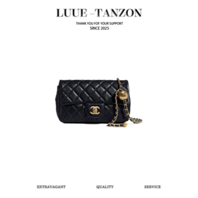 香奈儿-编织金球包 |  大mini 黑色链条包（LZ）