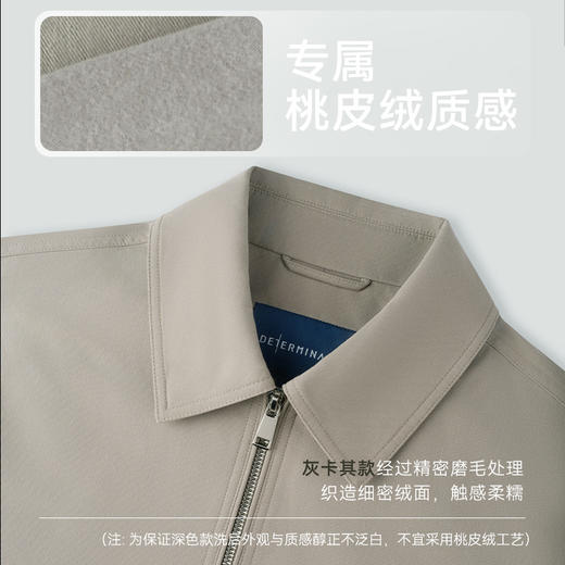 秋冬梭织保暖纺丝棉翻领行政商务夹克-OW06-02 商品图4