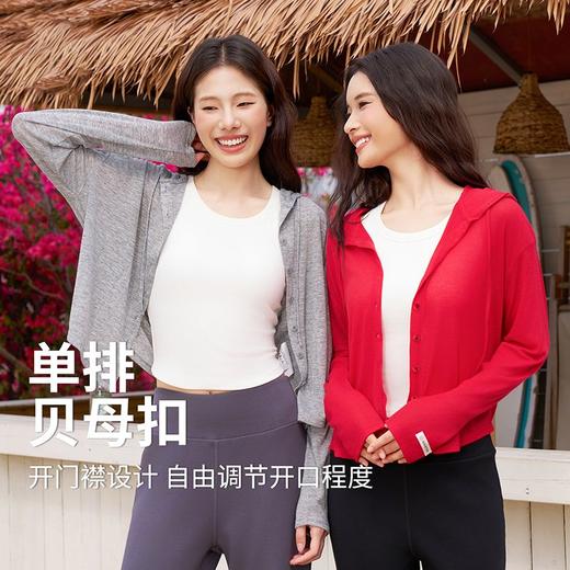 【秋上新】I‘d爱帝女士针织衫休闲连帽百搭长袖上衣 商品图0