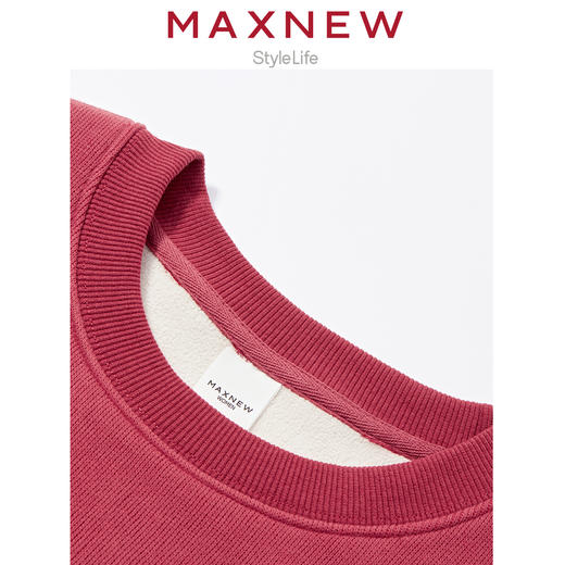 【门店同款】马恩MAXNEW女装家居上衣秋冬季圆领加绒保暖长袖可外 商品图2