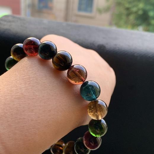 11mm单圈老矿碧玺手串 商品图8