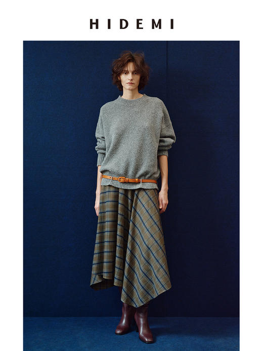 HIDEMI 进口头层牛皮帅气手工包皮扣复古百搭腰带皮带 商品图6