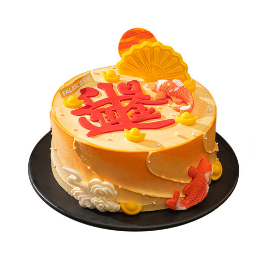【日进斗金】0卡糖新中式吉祥寓意动物奶油蛋糕 | FALANC CAKE 商品图6