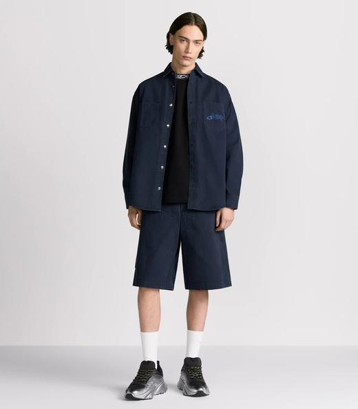 男款棉质刺绣长袖衬衫010 商品图3