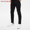 【门店同款】马恩MAXNEW男装年秋季黑色梭织长裤直筒百搭宽松通勤 商品缩略图2