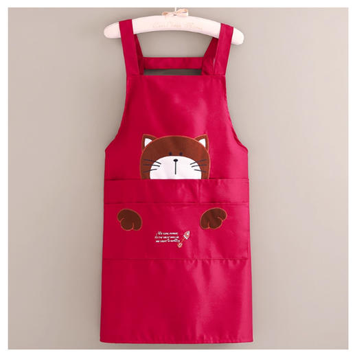 裁缝学苑AH55家用厨房做饭长袖围裙纸样女装韩版罩衣工作服样板 商品图3