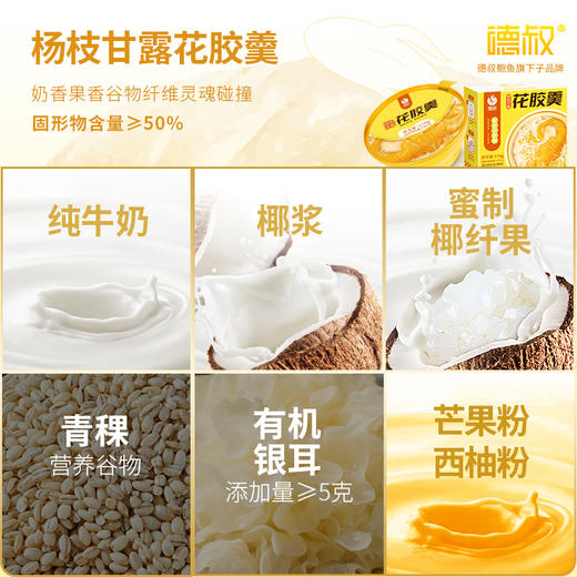 德叔生椰燕麦花胶羹170g，杨枝甘露花胶羹170g【两种口味】【常温储存】 商品图3