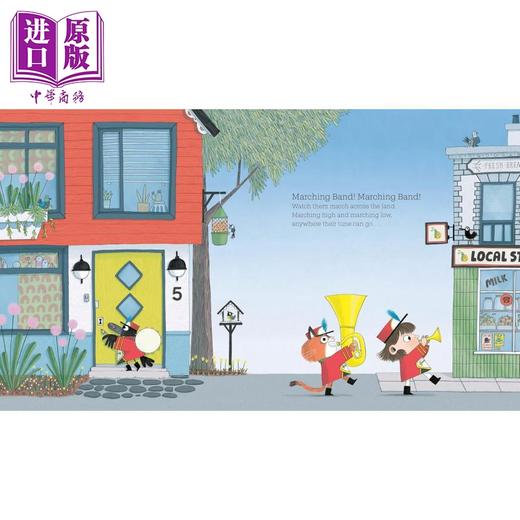 【中商原版】前进的乐队 Kate Hindley Marching Band 英文原版 儿童绘本 图画故事书 亲子读物 进口童书3岁+ 获奖作家作品  商品图1