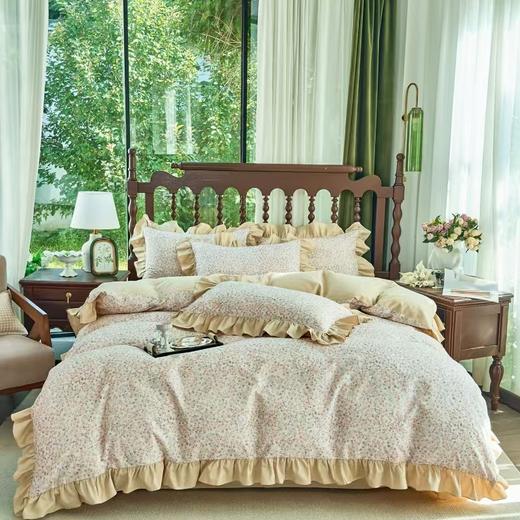 精选法式花边全棉纯棉四件套床单被套床上用品G110500002 商品图1