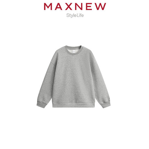 【门店同款】马恩MAXNEW女装家居上衣秋冬季圆领加绒保暖长袖可外 商品图1