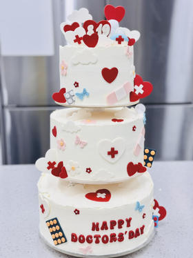 6+8+10寸三层主题蛋糕