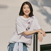 【奶噗噗联名】马恩MAXNEW2025夏新款圆领短袖宽松t恤女印花半袖 商品缩略图2