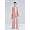 米思阳2026春季职业通勤风OL时尚套装修身西装外套阔腿西装裤两件套女4370 商品缩略图0