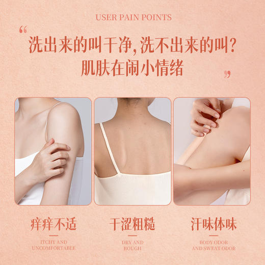 【PK某猫79.9】洁尔阴B5保湿沐浴露持久留香 商品图5