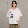 Story mfg GREETINGS SHIRT 男女款手工刺绣拼贴宽松短袖衬衫 商品缩略图0