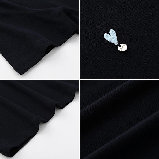 女装小圆领左胸小标打底短袖T恤-9306T5224066 商品图2