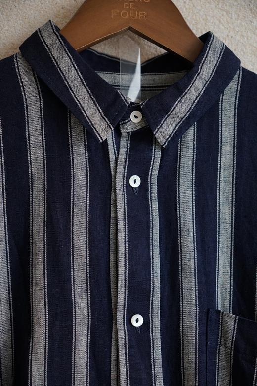 Antiquites ichi2色竖纹衬衫 商品图3