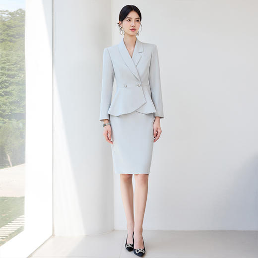 IWY/气质西装半裙女秋季长袖酒店经理销售职业装通勤工作服25CS816 商品图0
