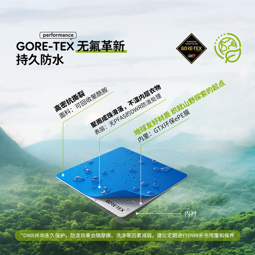 北极狐25新Keb户外GTX防水冲锋裤无PFAS男士徒步滑雪长裤12200218 商品图2