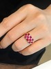 2.1ct刻面红宝石戒指 商品缩略图2