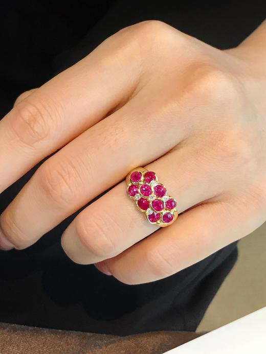 2.1ct刻面红宝石戒指 商品图2