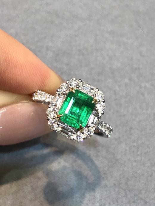 1.62ct刻面祖母绿戒指 商品图2