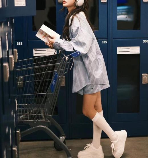 JHF牛皮厚底小白鞋 商品图0