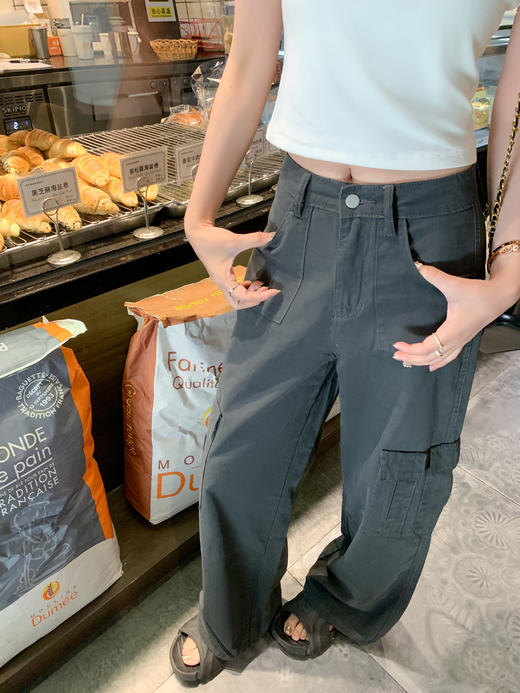 <曾小咸推荐>现货秒杀！最后一波 ！！ 2色休闲工装裤 日常199.99 立减110 秒杀89.99！ 商品图5