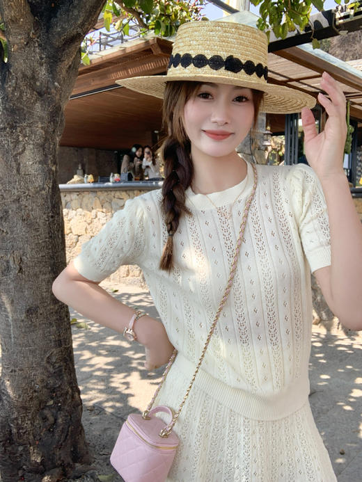 【169元任选2件】最后一波现货！韩系穿搭镂空针织两件套装 商品图9