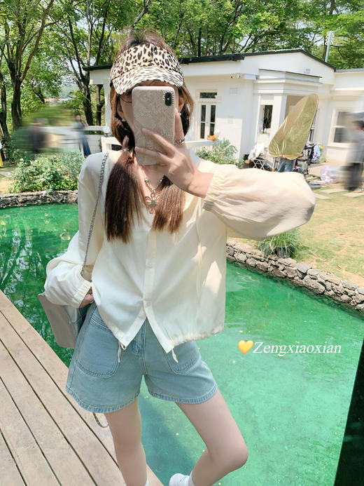 【149元任选2件】最后一波现货！宽松慵懒风连帽防晒开衫 商品图8