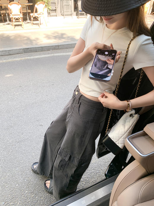 <曾小咸推荐>现货秒杀！最后一波 ！！ 2色休闲工装裤 日常199.99 立减110 秒杀89.99！ 商品图12