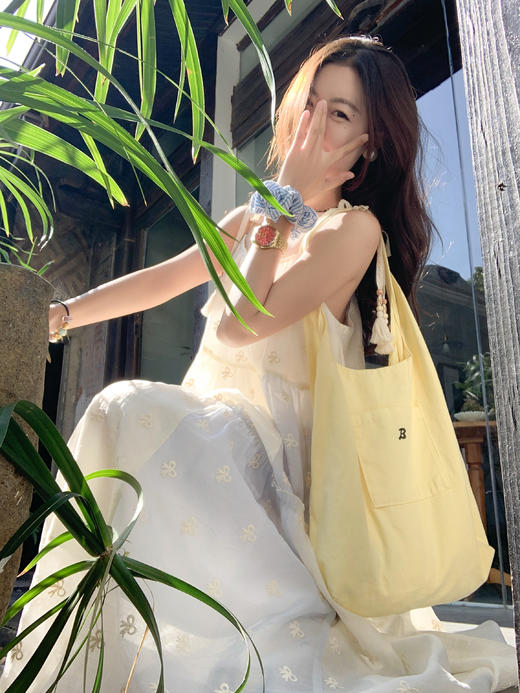 【折后再享2件88折】现货秒杀！最后一波 ！！度假风撞色拼接吊带连衣裙 日常249.99 立减140 秒杀109.99！ 商品图8