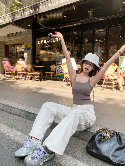 <曾小咸推荐>现货秒杀！最后一波 ！！ 2色休闲工装裤 日常199.99 立减110 秒杀89.99！ 商品图8