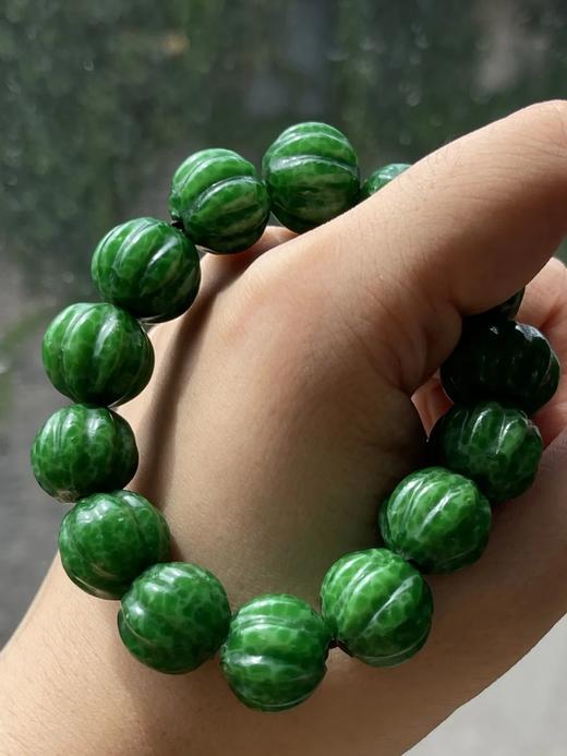 青蛙皮琉璃瓜棱珠手链，顺丰包邮 商品图14