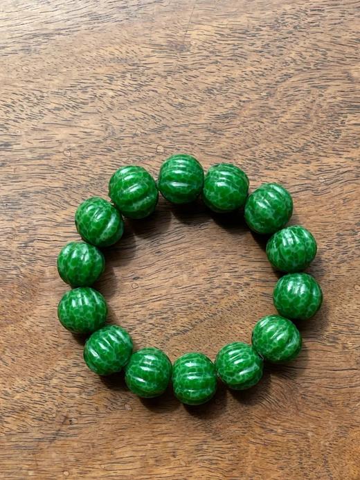 青蛙皮琉璃瓜棱珠手链，顺丰包邮 商品图12