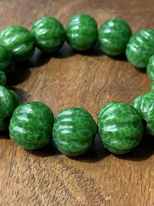 青蛙皮琉璃瓜棱珠手链，顺丰包邮 商品图13