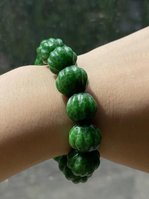 青蛙皮琉璃瓜棱珠手链，顺丰包邮 商品图10